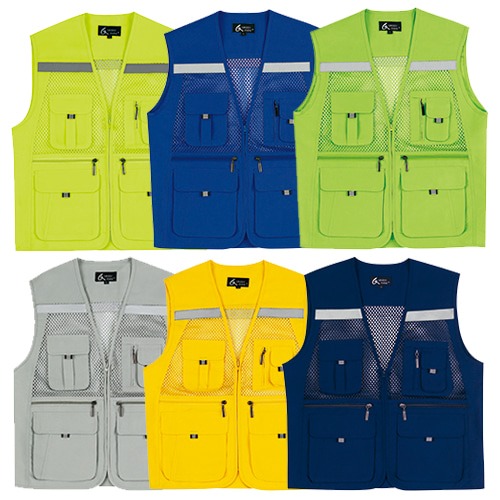 폴리 타스란 왕망사조끼 MC32-1 (6color)